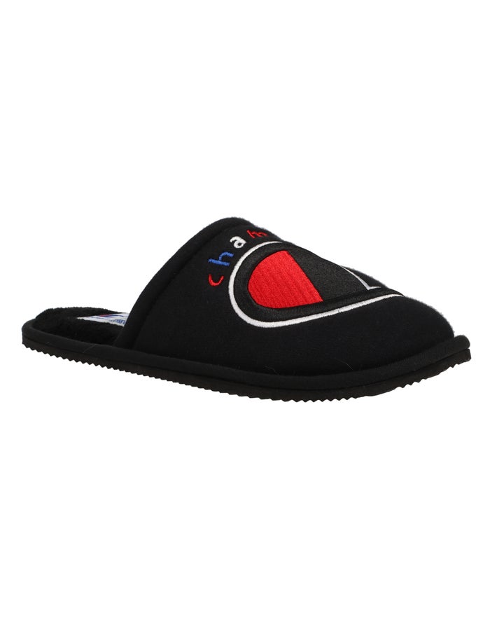 Champion Womens Slippers NZ - Sleepover Ii Black ( 4638-BRIYT )